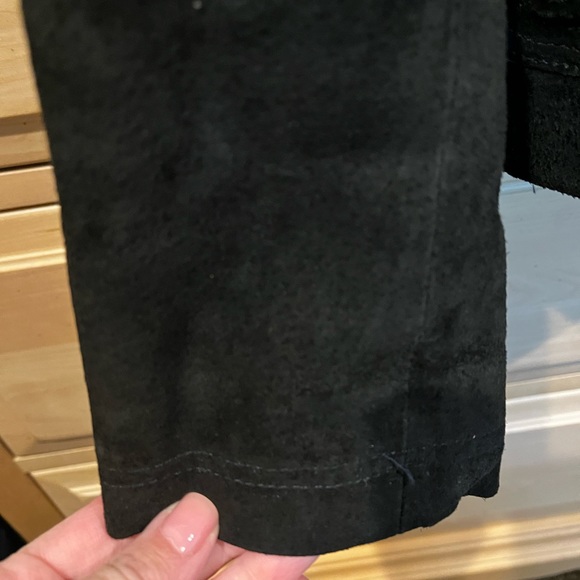 Chico’s women’s L(12) black suede jacket - Picture 6 of 16